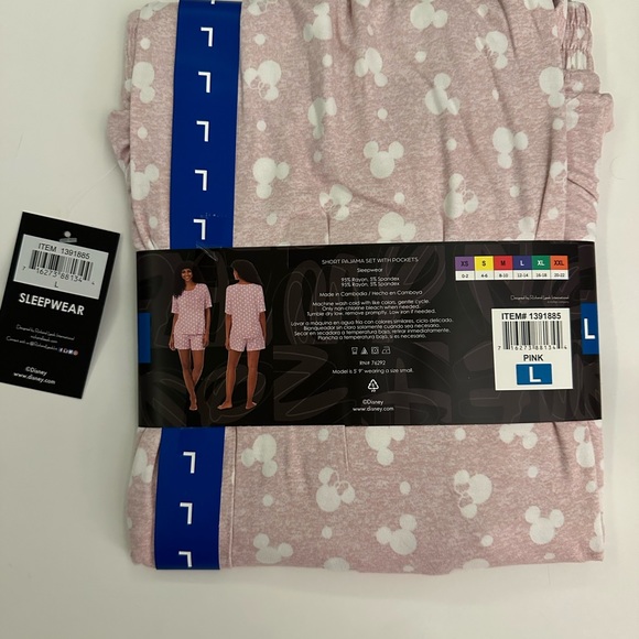 Ladies Disney Mickey & Minnie Pajama/Loungewear Set - Picture 2 of 2